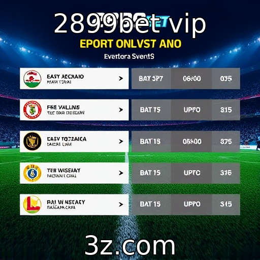 2899bet vip : Eventos de esports programados para o próximo ano